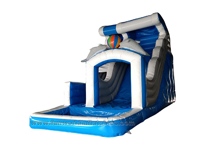 Commercial Inflatable Dolphin Water Slides FWD225