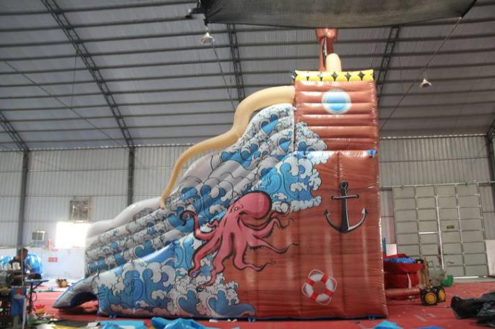 Blue Sea Wave Slide FWS102