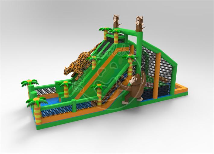 Jungle Inflatable Slide FWND03