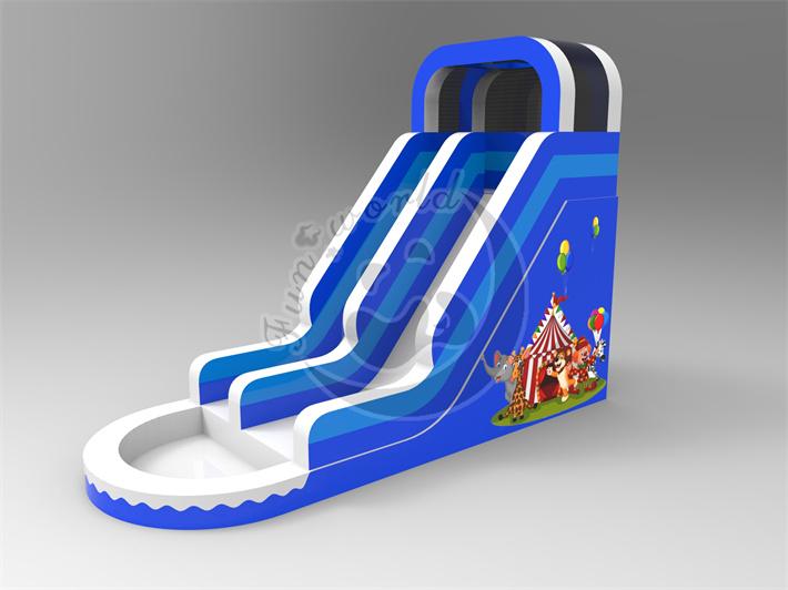 Circus Inflatable Water Slide FWND12