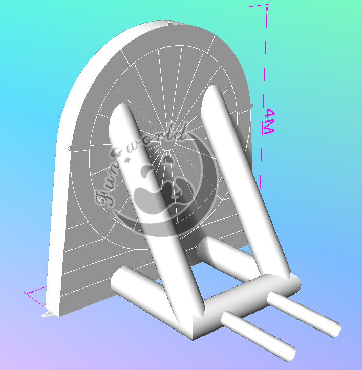 Inflatable Soccer Dart Interactive Game FWND19
