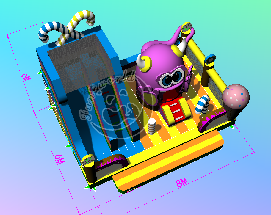 Sweet Monster Inflatable Fun City FWND21