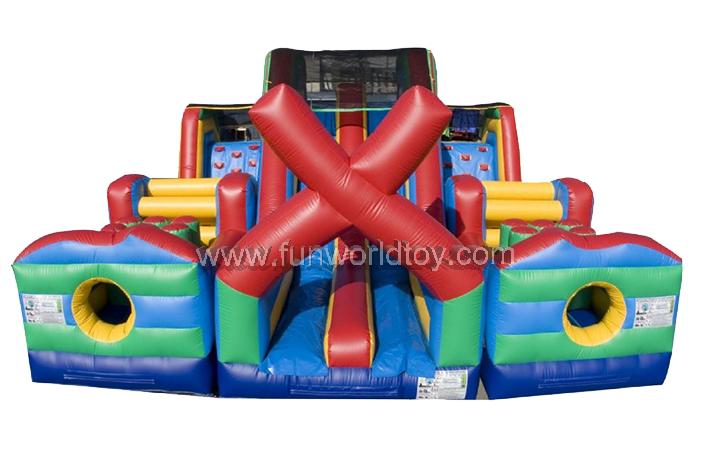 Inflatable Extreme Rush Obstacle Course FWP163