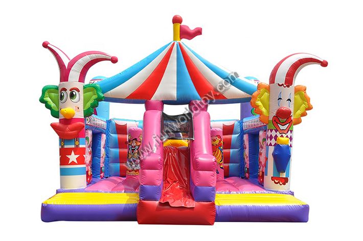 Circus clown home inflatable bouncer FWZ222