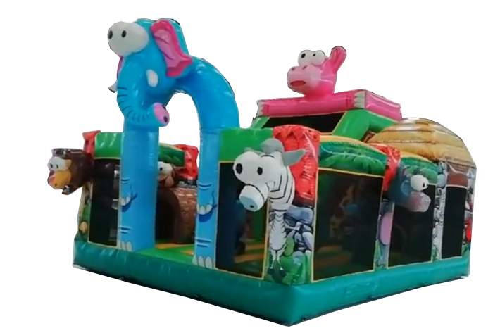 Elephant animal theme bounce house FWC227