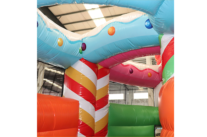 Candy ultimate combo inflatable bounce house FWC228