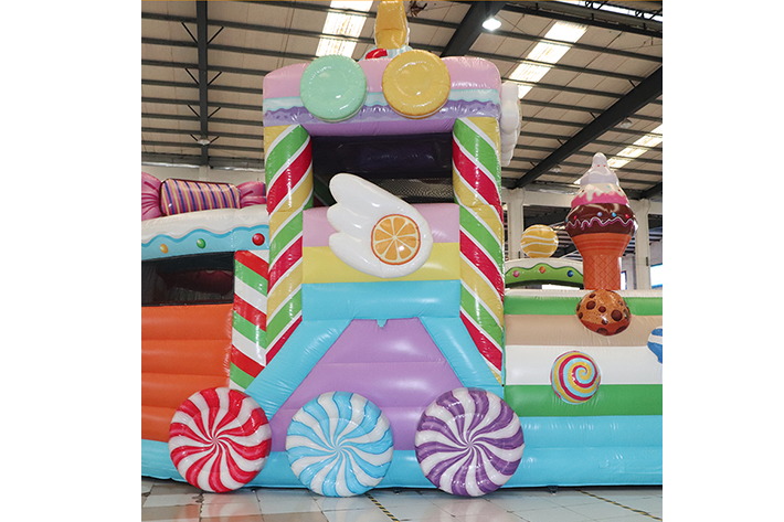 Candy ultimate combo inflatable bounce house FWC228