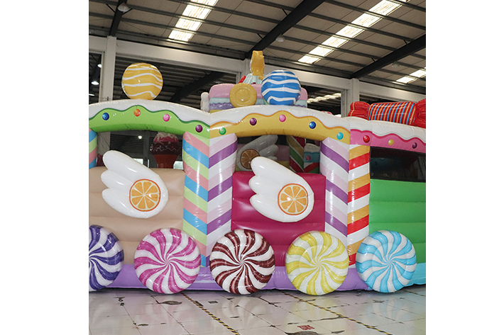 Candy ultimate combo inflatable bounce house FWC228