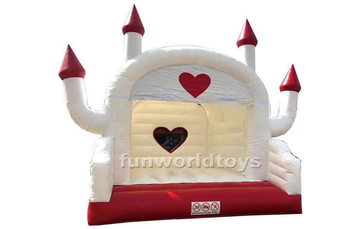 Heart wedding bounce house FWW45