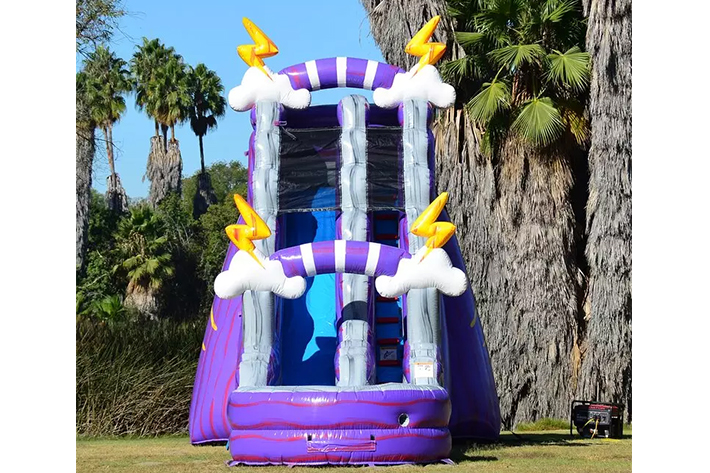 Inflatable water slide with pool for sale FWS376