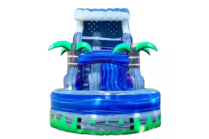 Backyard inflatable water slides FWS370