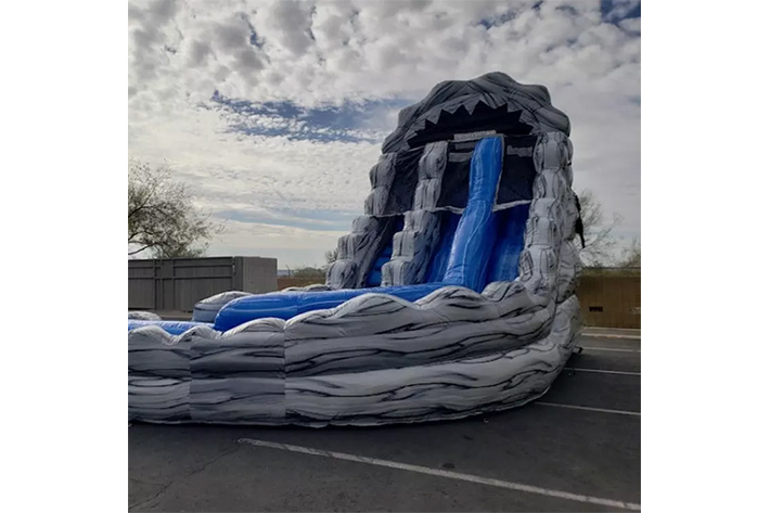 Inflatable wave water slide FWS365
