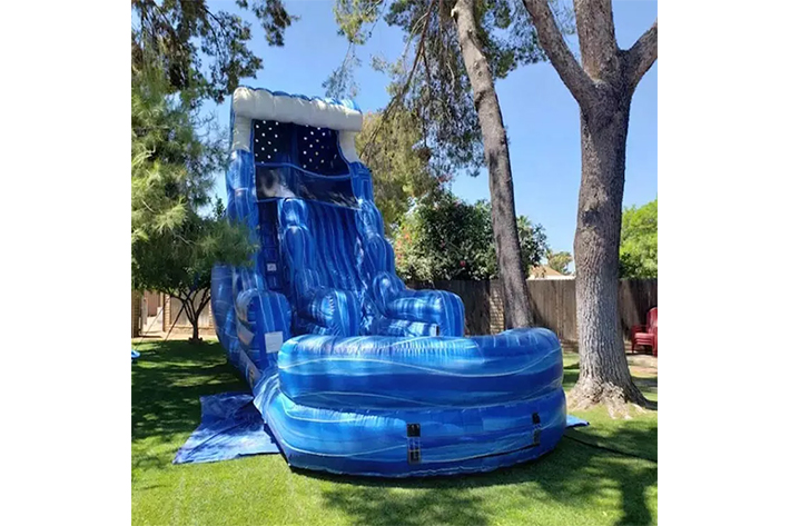 2022 inflatable water slide with pool FWS321