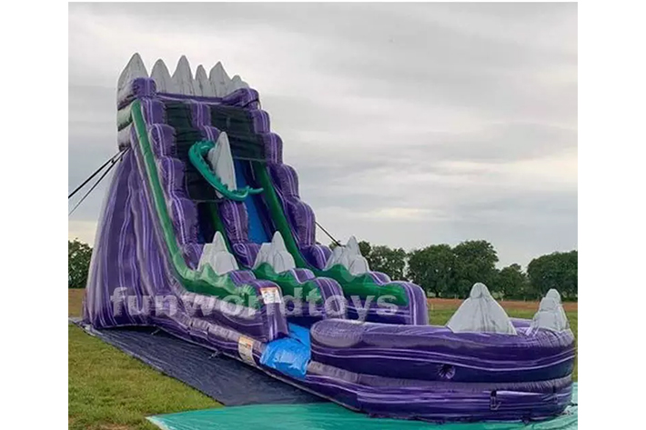 Inflatable Dragon’s Lair water slide FWS299