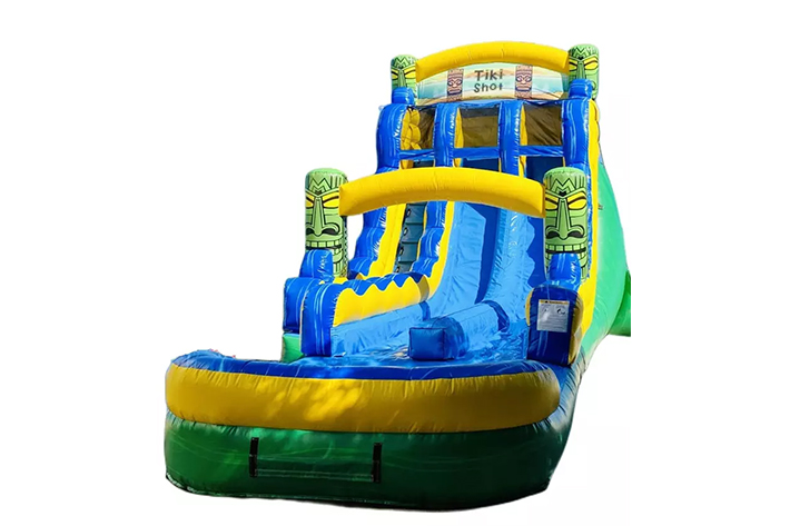 18ft tiki inflatabel water slides FWS266