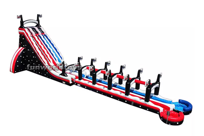 Giant 35ft inflatable grand american water slide FWS243