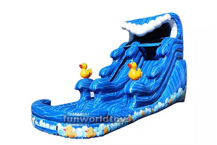 16ft duck inflatable water slide FWS240