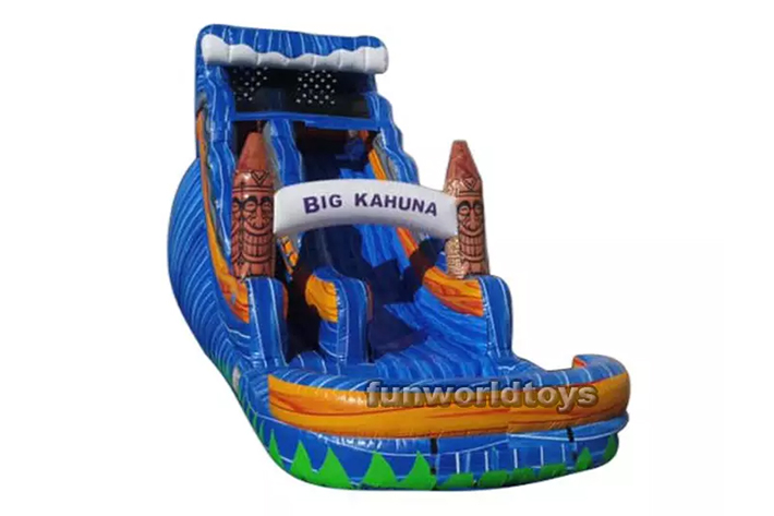 Classic 22′ big kahuna water slide with pool FWS238