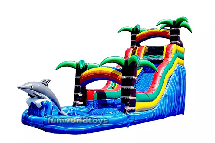 Fun Heavy duty inflatable water slides FWS236