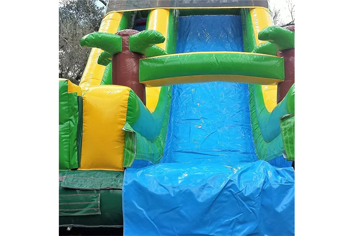 Tropical inflatable big dry slides FWD267
