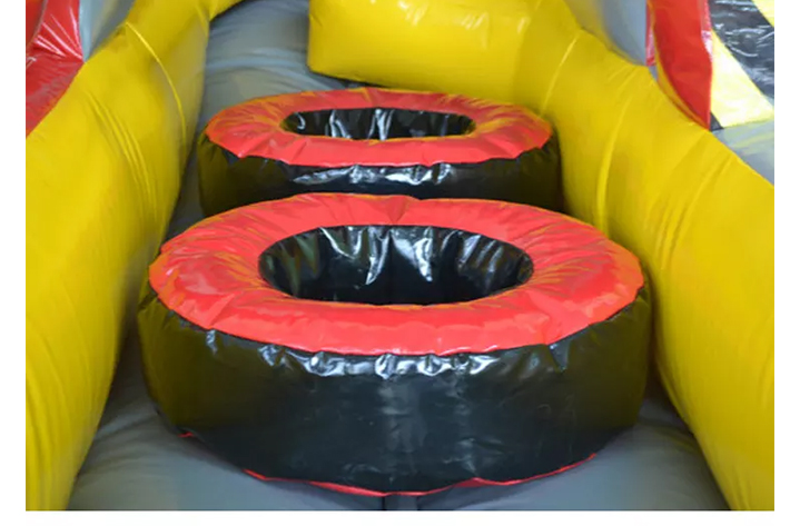 Inflatable X run dry slide FWD228