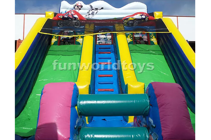 Autodrom inflatable dry slide FWD264