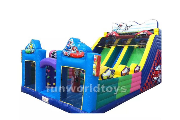 Autodrom inflatable dry slide FWD264