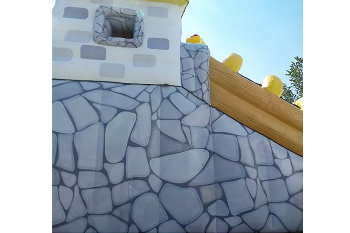 Cute inflatable farm dry slide FWD263