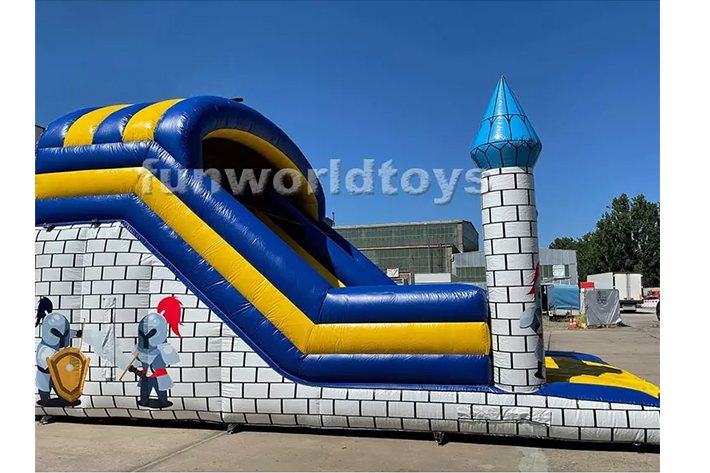 Classic Inflatable Knight castle dry slide FWD260