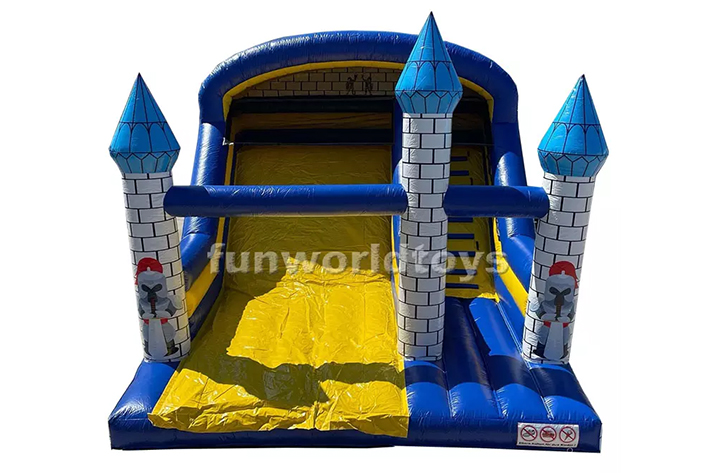 Classic Inflatable Knight castle dry slide FWD260