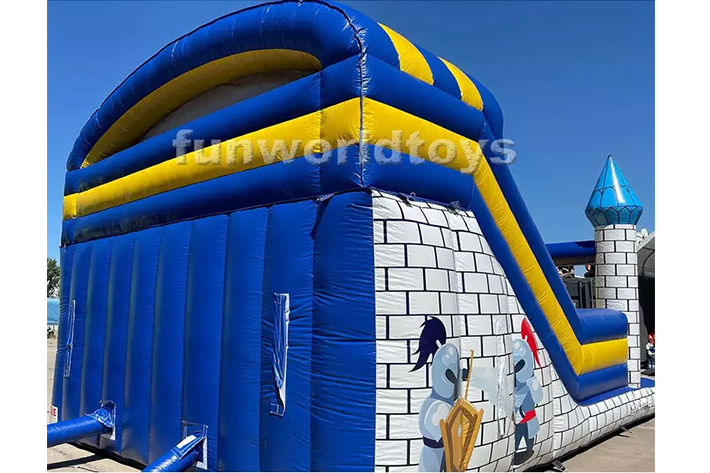 Classic Inflatable Knight castle dry slide FWD260