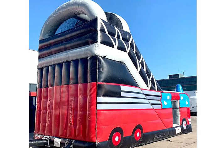 Inflatable trian dry slide FWD259