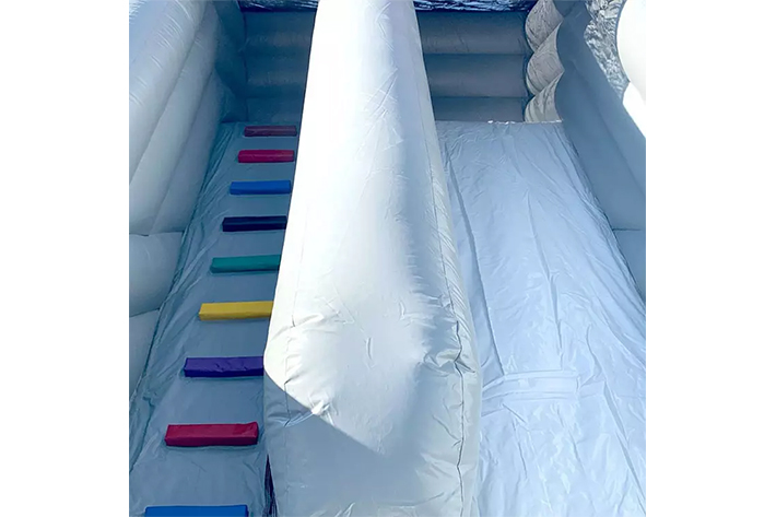 Inflatable trian dry slide FWD259