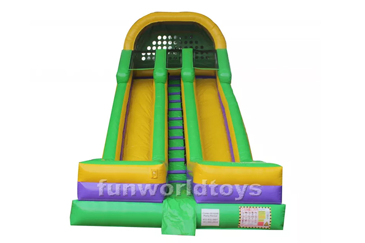 Commercial grade adult inflatable dry slide FWD257