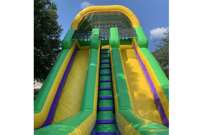 Commercial grade adult inflatable dry slide FWD257