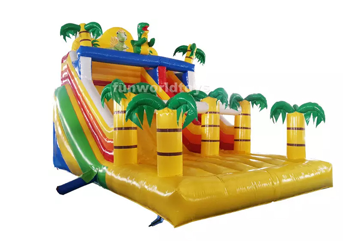 Outdoor commercial inflatable dry slides FWD227