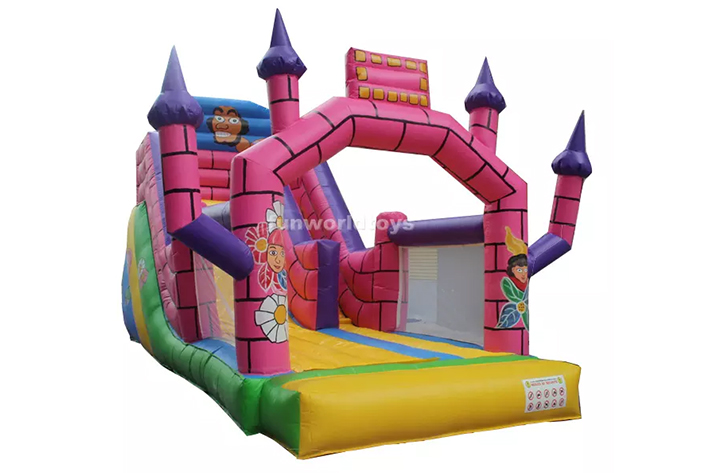 Single lane inflatable slide FWD247