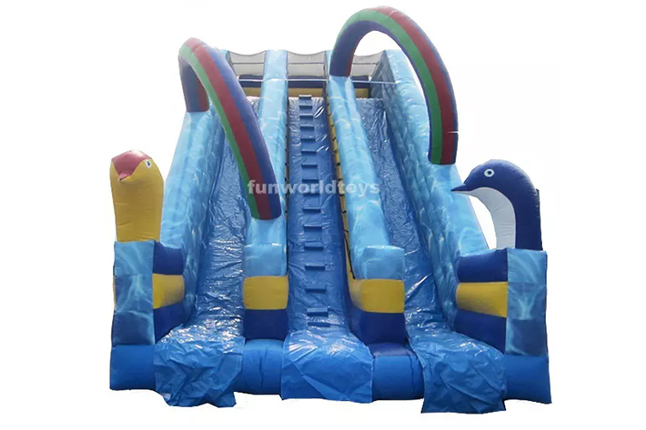 Blow Up Dual Lane Castle Slides FWD245