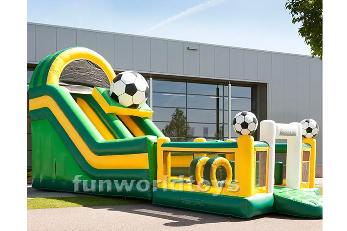 Multi-Function Inflatable Sports Slide with bounce house FWD235
