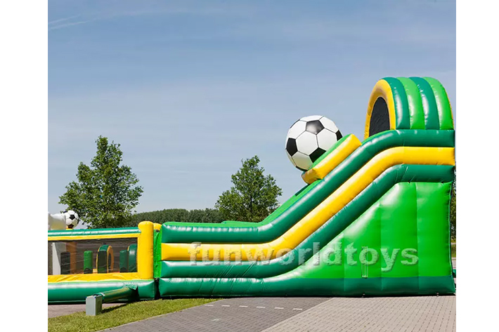 Multi-Function Inflatable Sports Slide with bounce house FWD235