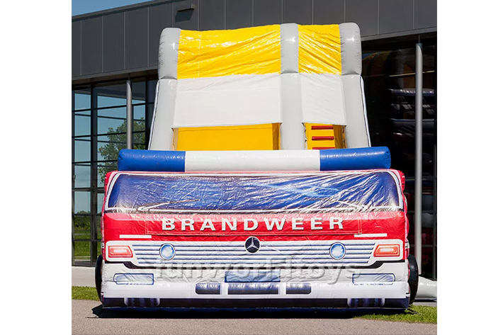 Giant outdoor inflatable fire truck FWD225