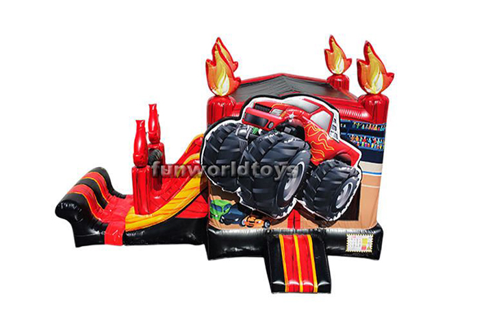 Truck bounce house combo FWZ249