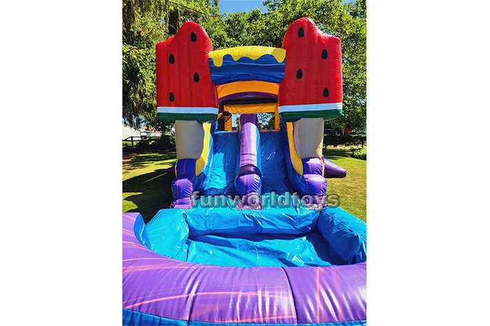 Inflatable ice cream water slides FWZ245