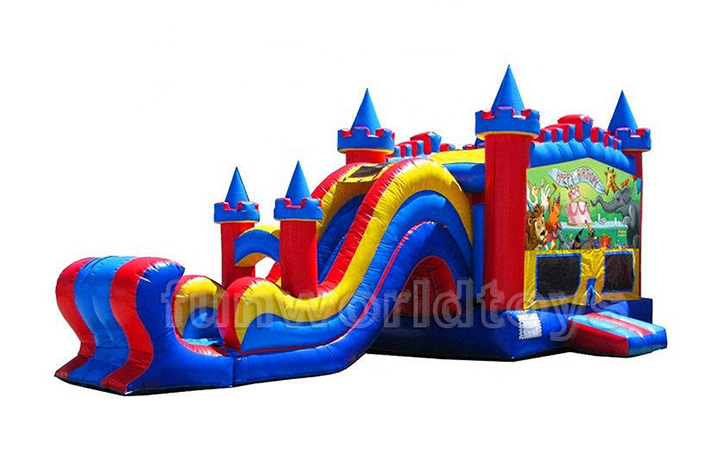 Sea animals bounce house with slide FWZ265