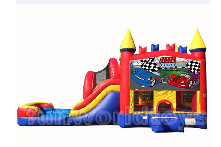 Sea animals bounce house with slide FWZ265