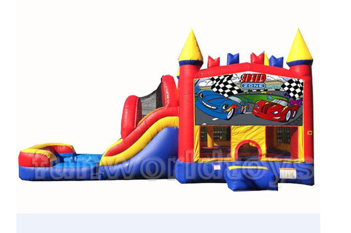 Castle bounce house with slide FWZ263