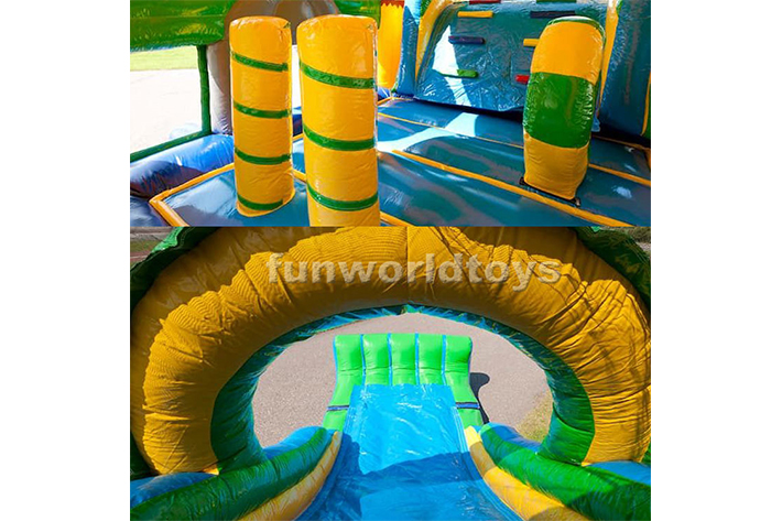 Inflatable Elephant Bouncer with slide FWZ262