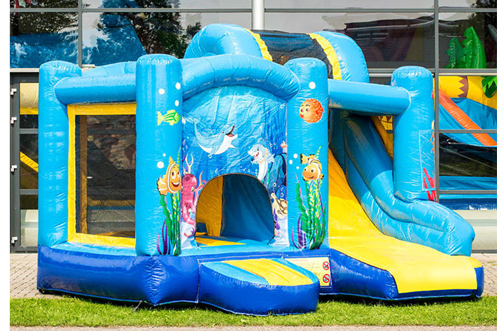 Happy Jumping House with slide FWZ260