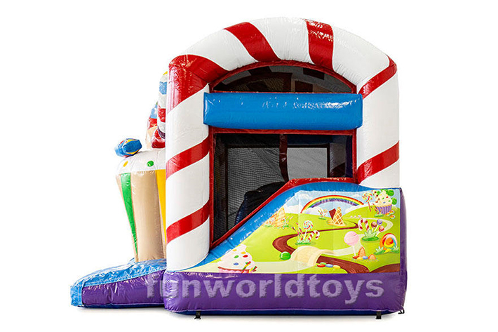 Sweet Inflatable Candy Castle Slide FWZ255