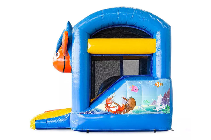 Sea bounce house with slide FWZ375